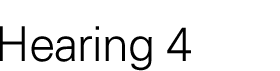 Hearing 4