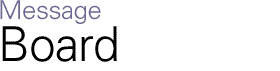 Message Board